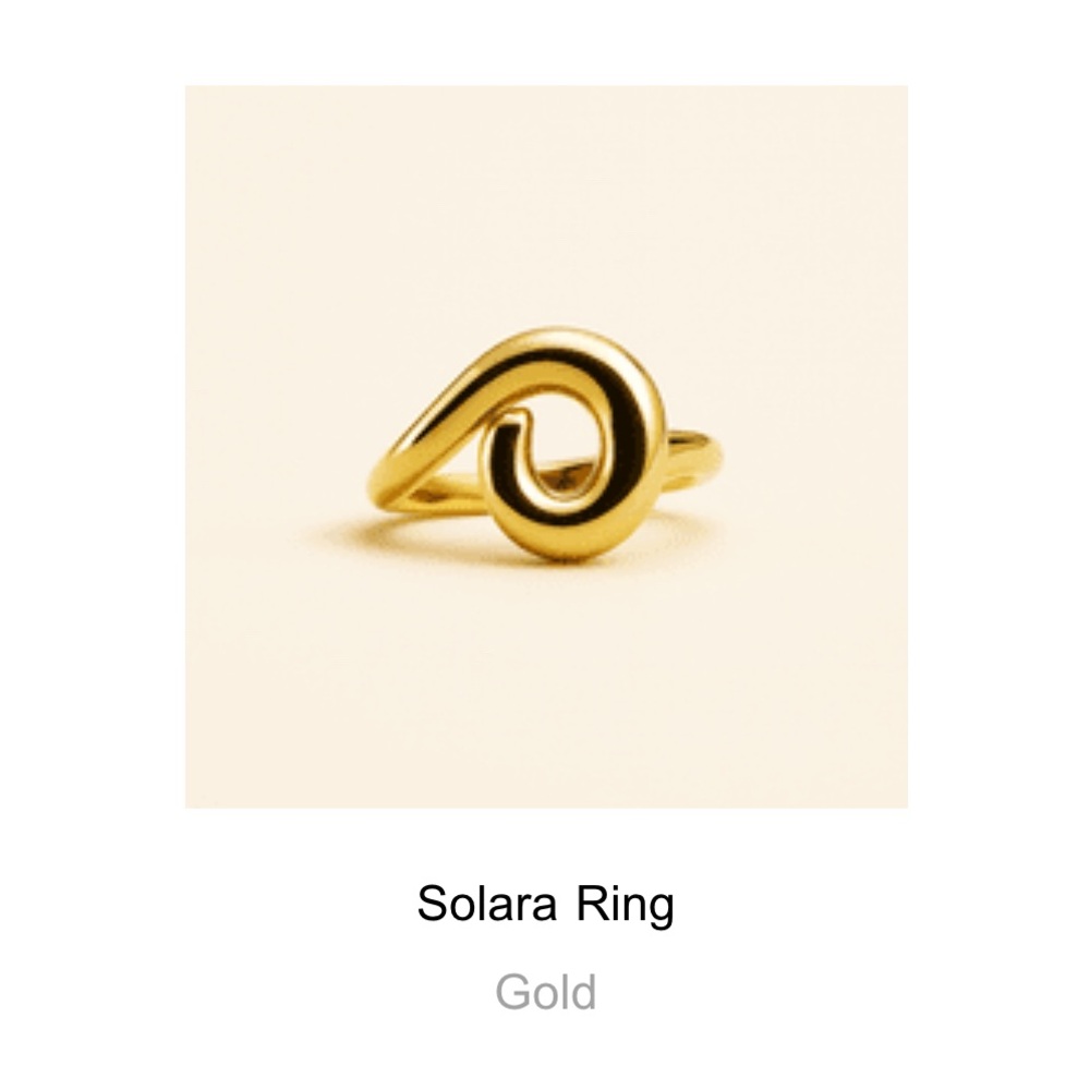 Scandivv Solara Gold Ring